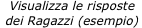 Visualizza le risposte dei Ragazzi